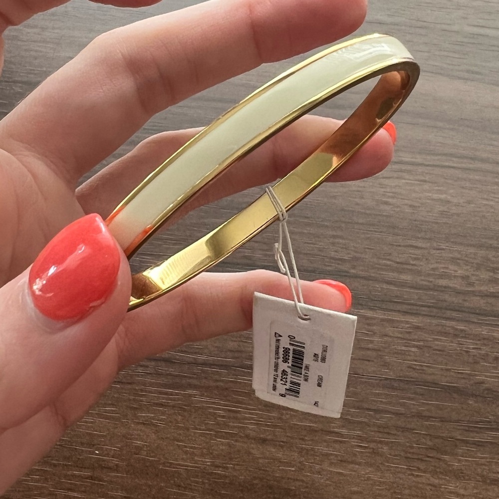 Kate spade enamel cream bangle